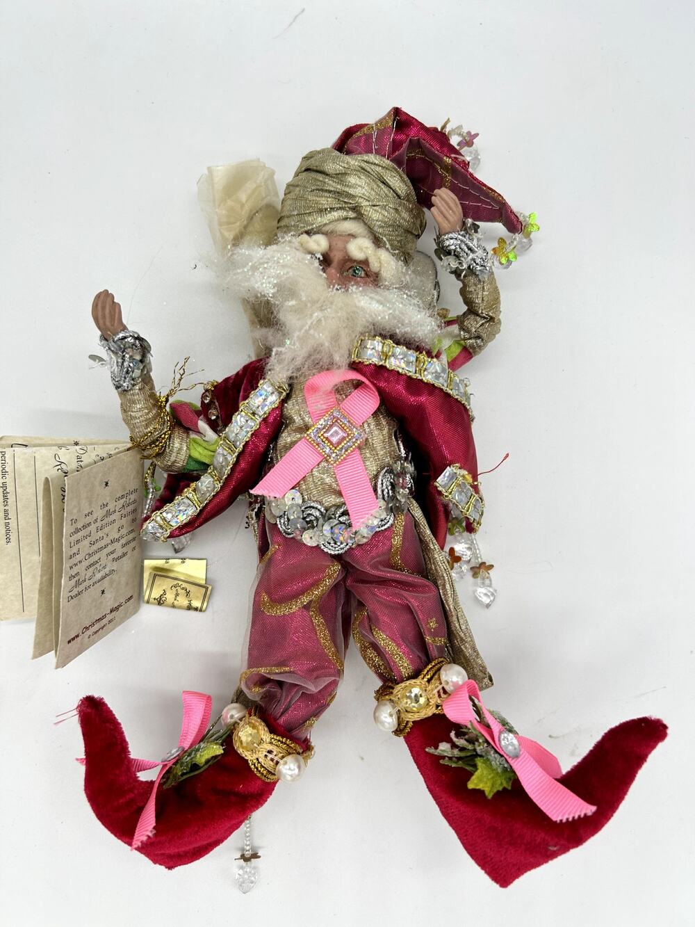 Mark Roberts Spirit of Home Fairy Pink Christmas Small Holiday Decor Elf 2011